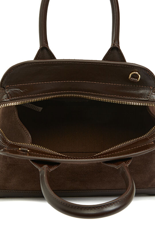 Kahverengi Kadın Süet Çanta