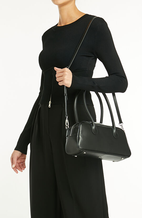 Siyah Kadın Deri Çanta