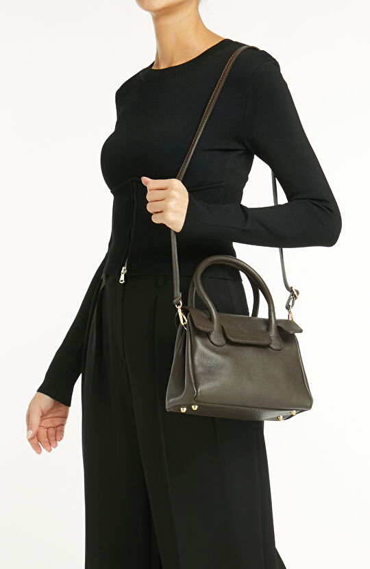 Kahverengi Kadın Deri Çanta