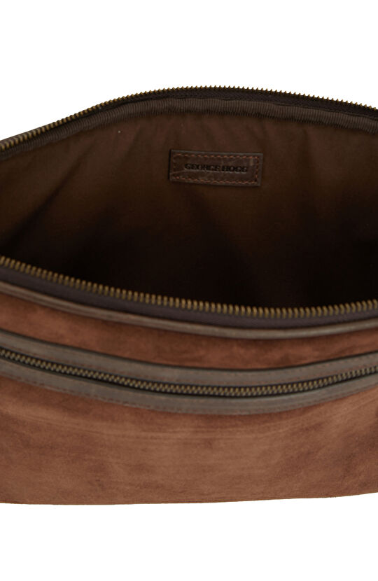 Acı Kahve Erkek Süet Evrak Çantası