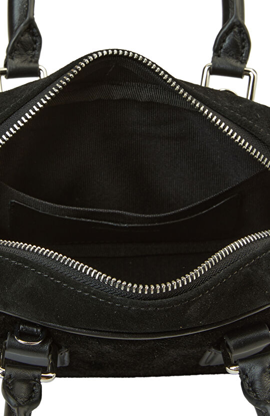 Siyah Kadın Süet Çanta