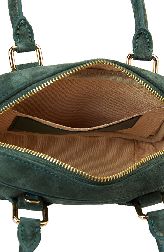 Yeşil Kadın Süet Çanta