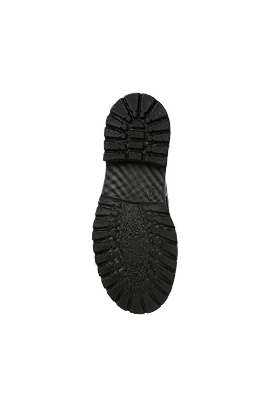 Siyah Kadın Deri Loafer