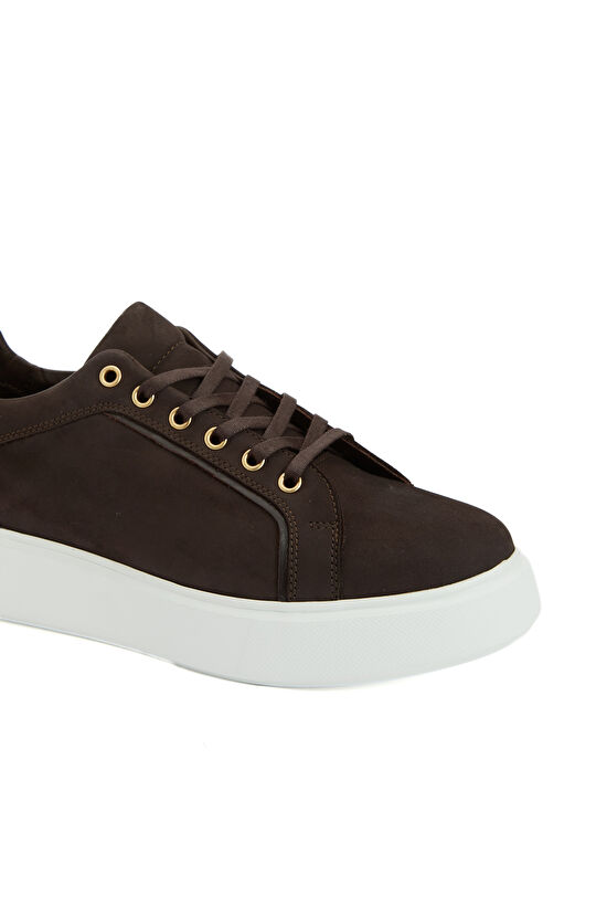Acı Kahve Kadın Deri Sneaker
