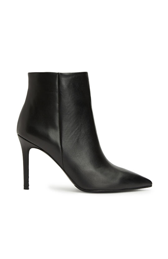 Siyah Kadın Deri Bot