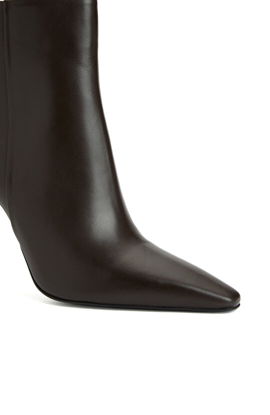 Kahverengi Kadın Deri Bot