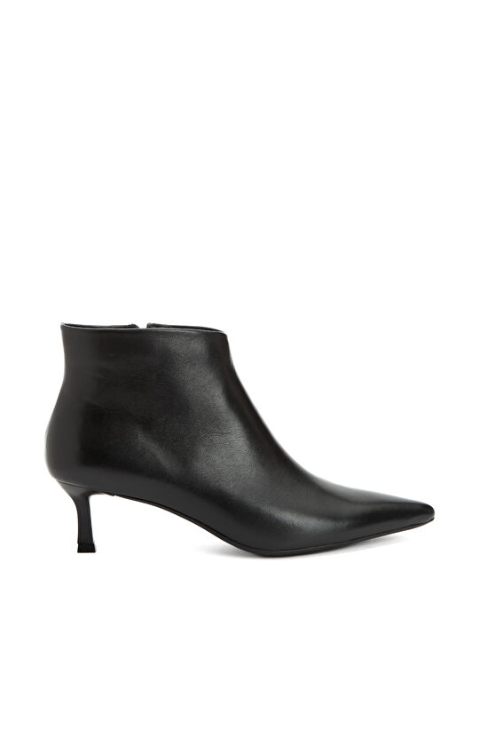 Siyah Kadın Deri Bot