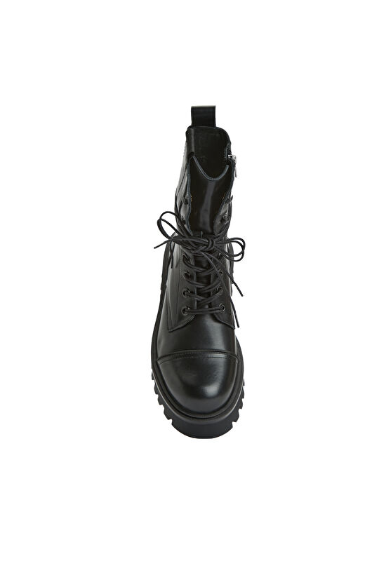 Siyah Kadın Deri Bot