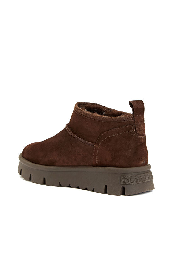 Kahverengi Kadın Yünlü Bot