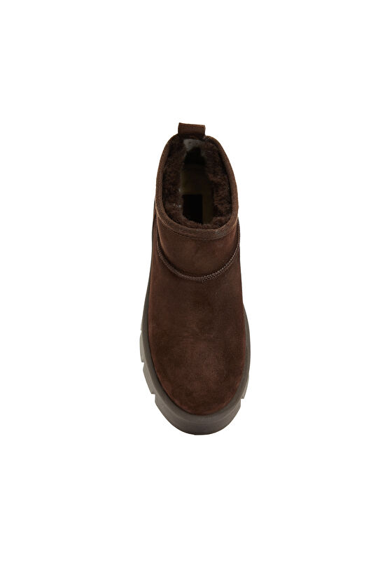 Kahverengi Kadın Yünlü Bot