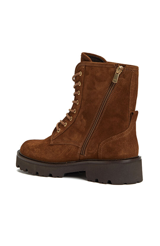 Hardal Kadın Süet Deri Bot