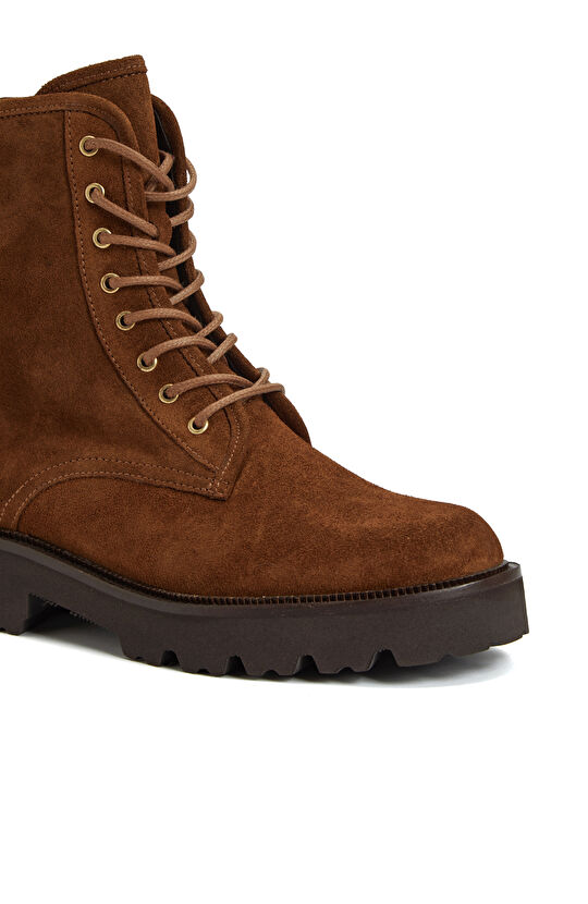 Hardal Kadın Süet Deri Bot