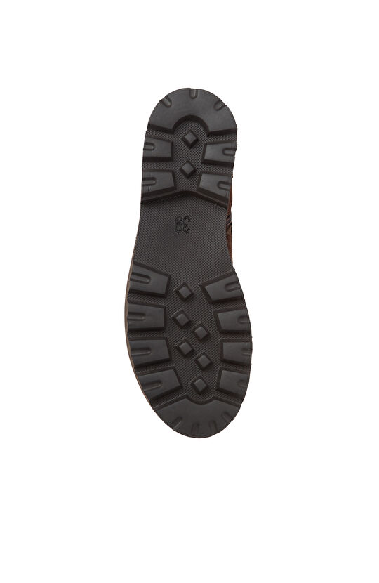 Kahverengi Kadın Süet Deri Bot