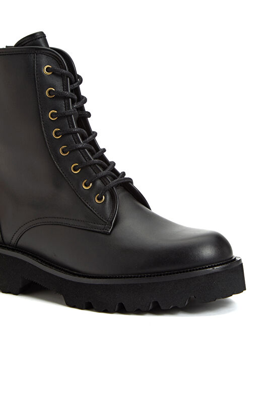 Siyah Kadın Süet Deri Bot