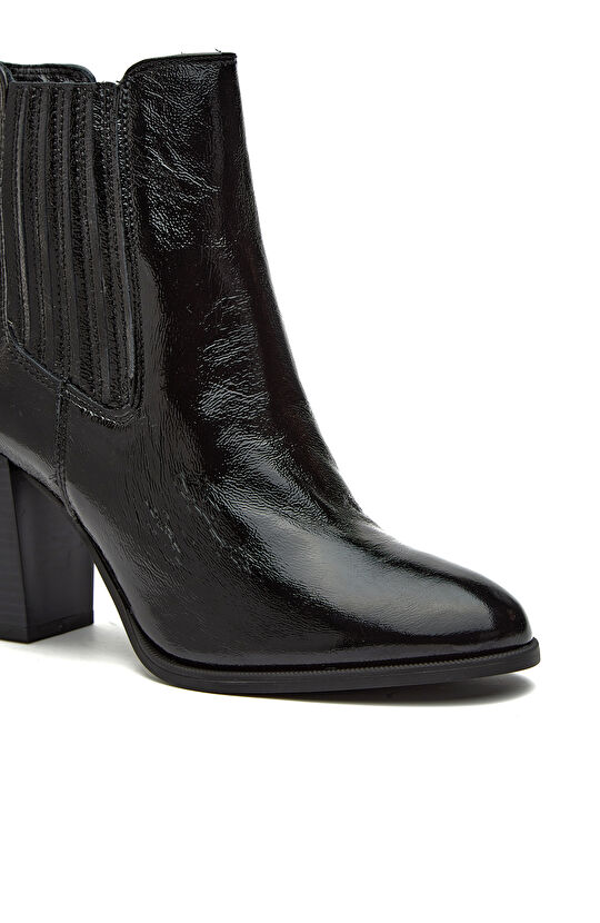 Siyah Chelsea Kadın Deri Bot