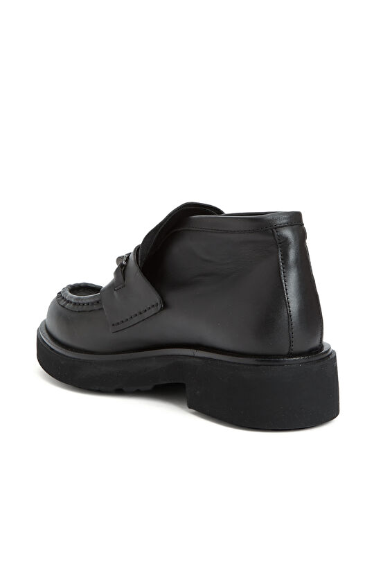 Siyah Kadın Deri Bot