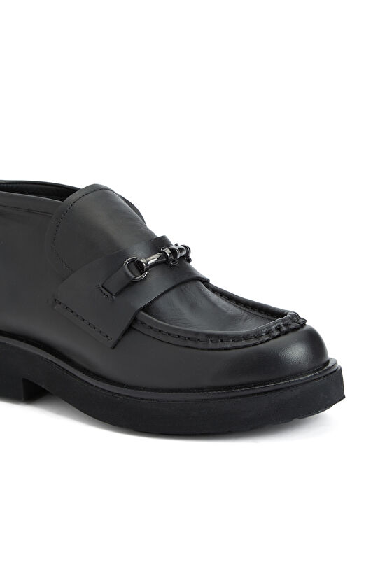 Siyah Kadın Deri Bot