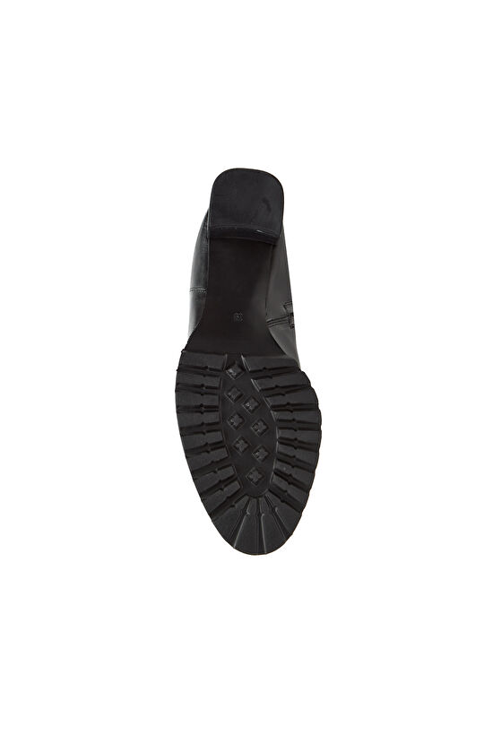 Siyah Chelsea Kadın Deri Çizme