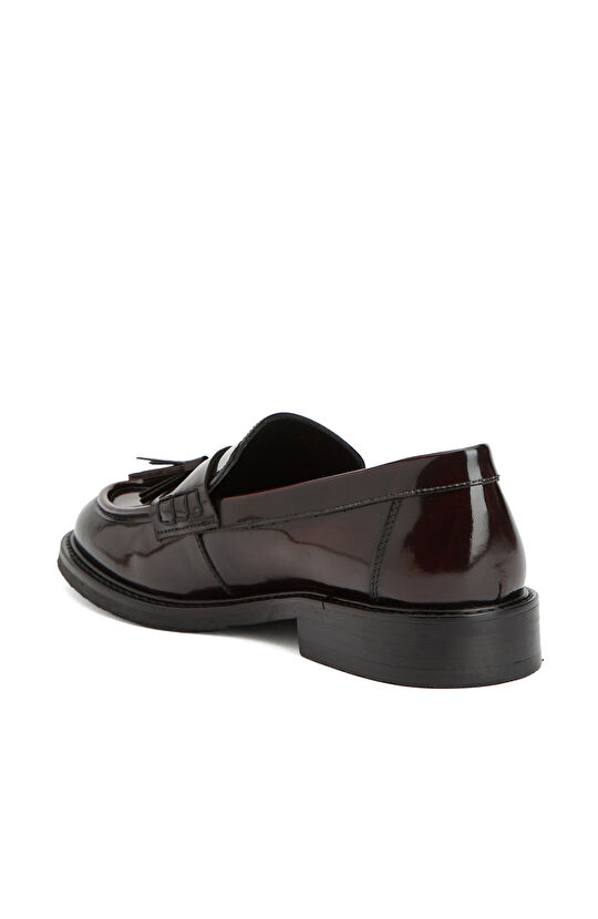 Vişne Kadın Deri Loafer