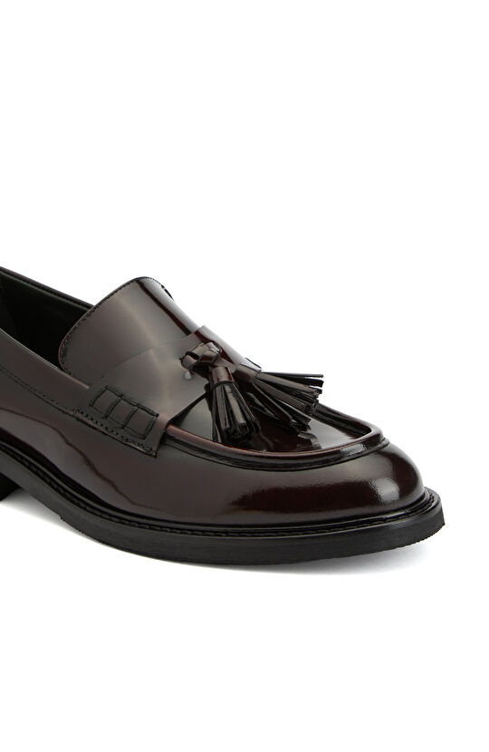 Vişne Kadın Deri Loafer