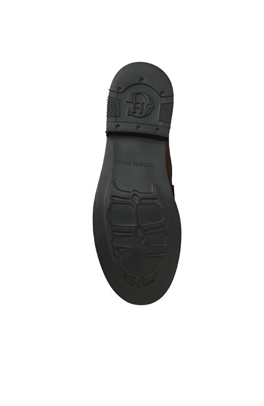 Acı Kahve Tokalı Kadın Deri Loafer