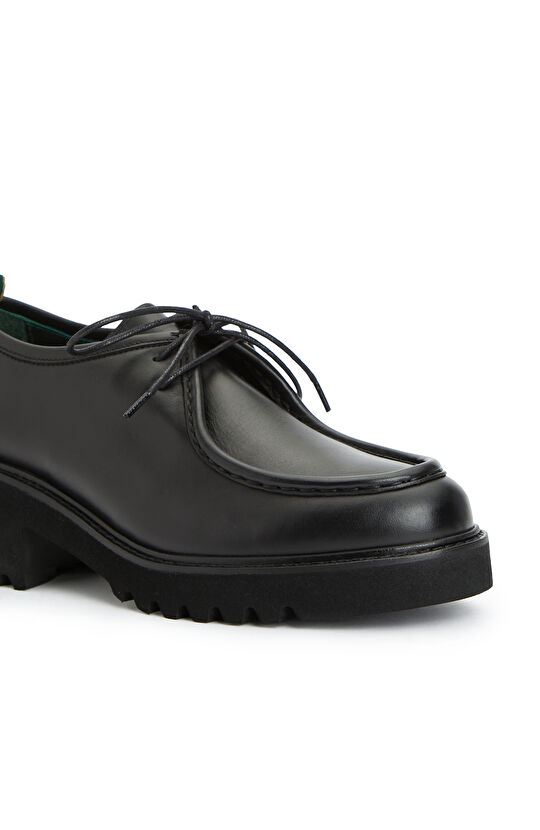 Siyah Kadın Deri Ayakkabı