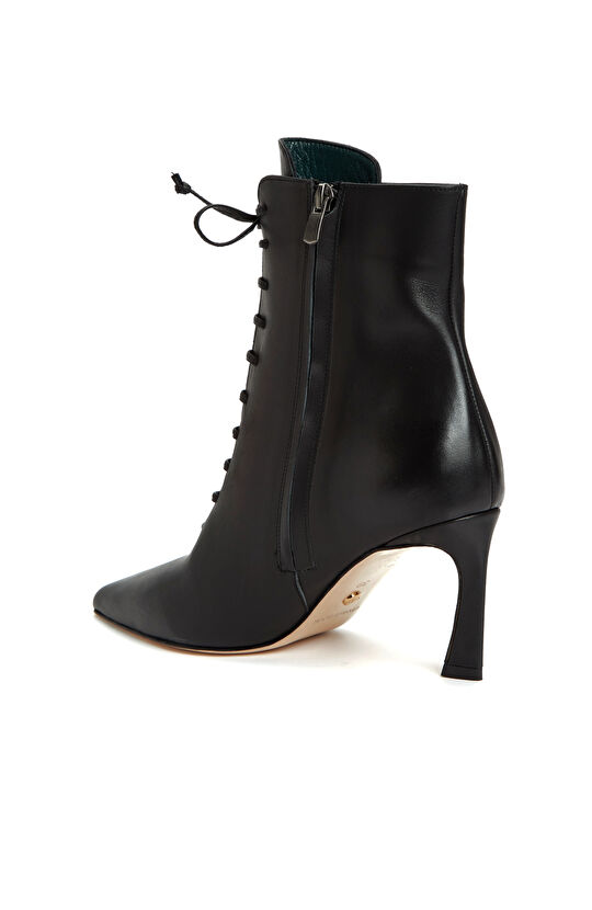 Siyah Kadın Deri Bot