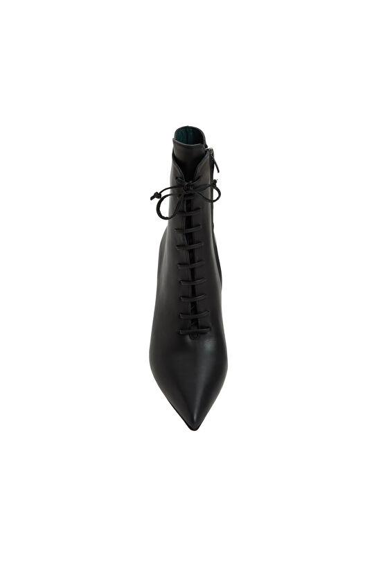 Siyah Kadın Deri Bot