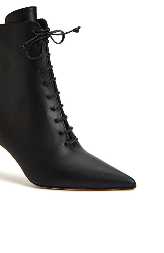 Siyah Kadın Deri Bot