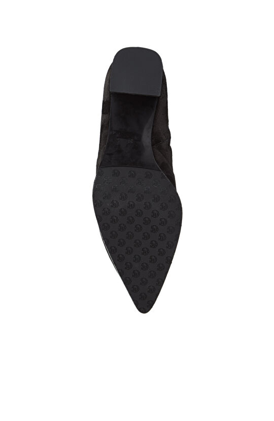 Siyah Kadın Deri Çizme