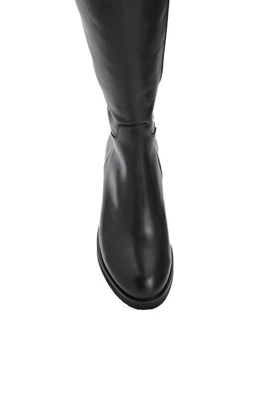 Siyah Kadın Deri Çizme
