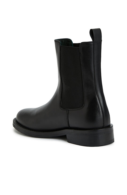 Siyah Kadın Deri Bot