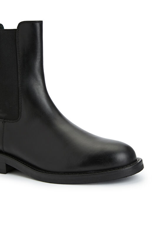 Siyah Kadın Deri Bot