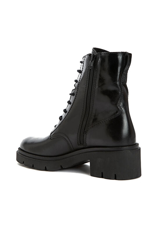 Siyah Kadın Deri Bot