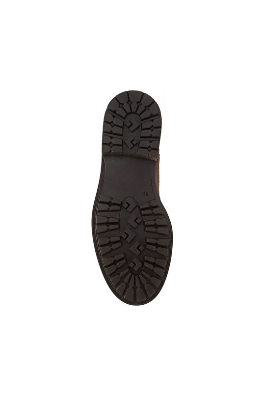 Kahverengi Zımbalı Chelsea Kadın Deri Bot