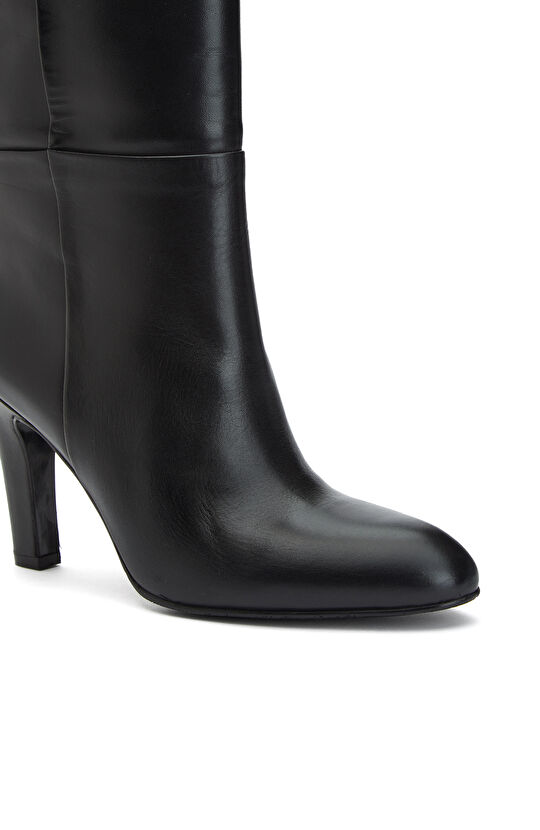 Siyah Kadın Deri Çizme