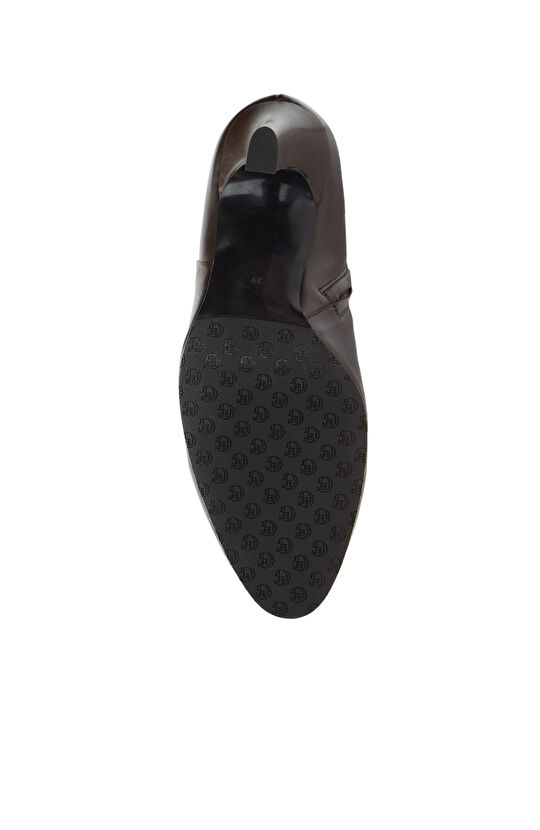 Kahverengi Kadın Deri Çizme