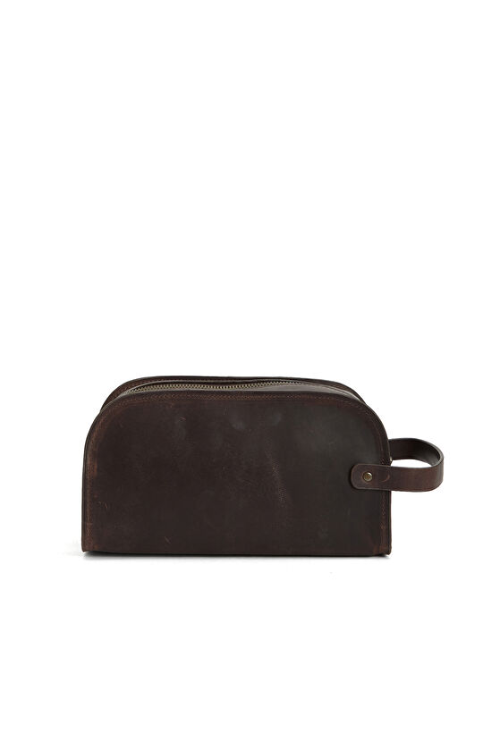 Kahverengi Erkek Deri El Çantası