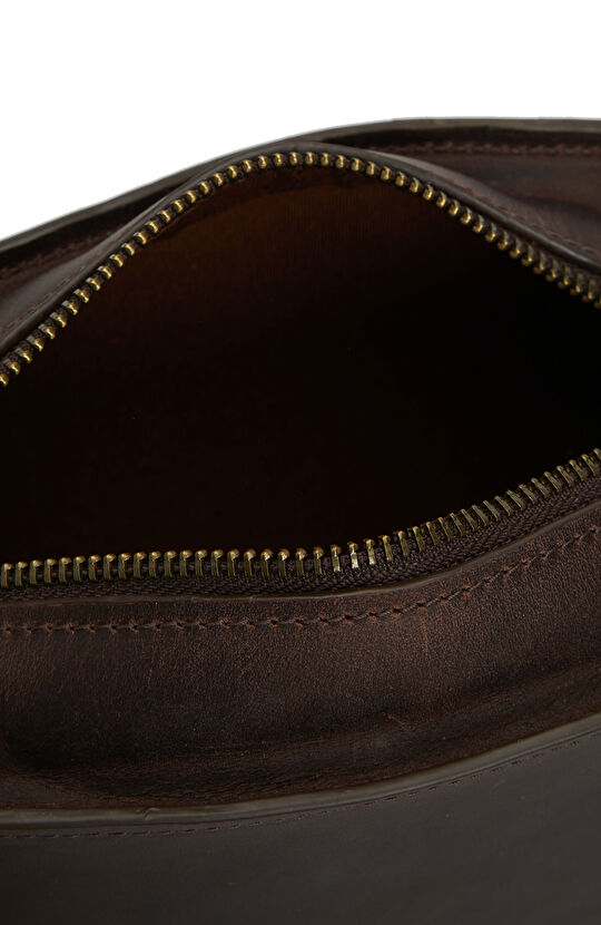 Kahverengi Erkek Deri El Çantası