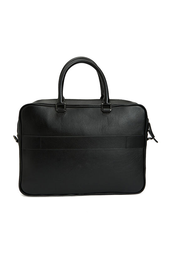 Siyah Erkek Deri Laptop Çantası