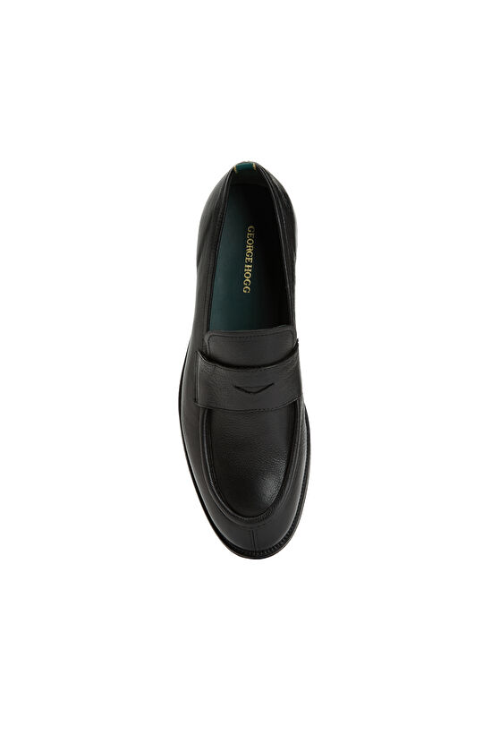 Siyah Erkek Deri Loafer
