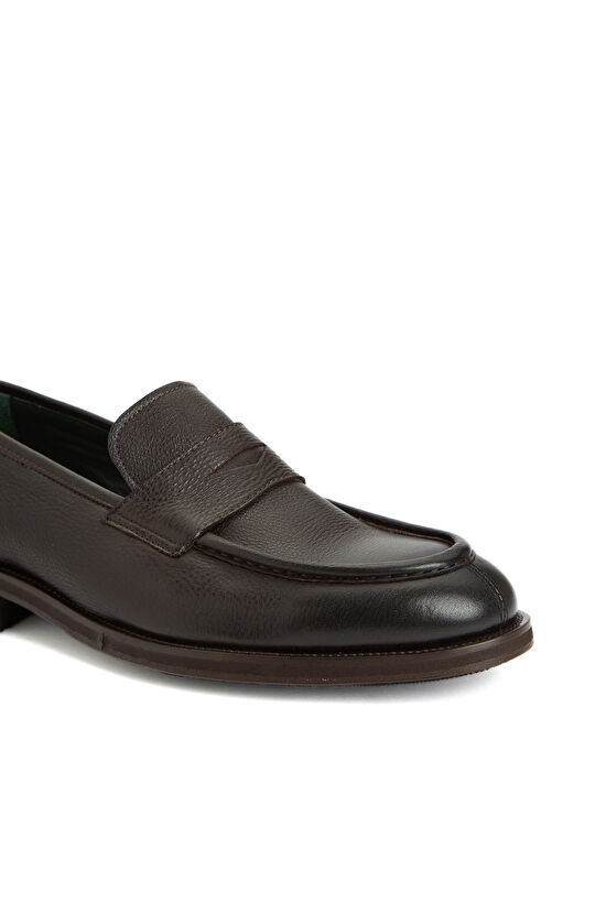 Kahverengi Erkek Deri Loafer