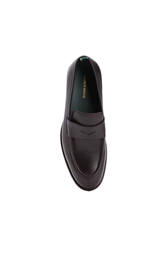 Brown Men's Casual Leather Loafer