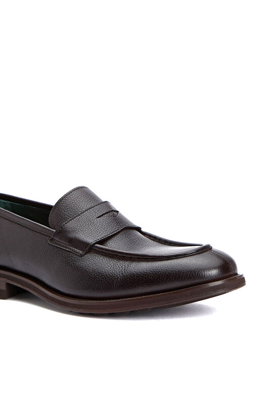 Brown Men's Casual Leather Loafer