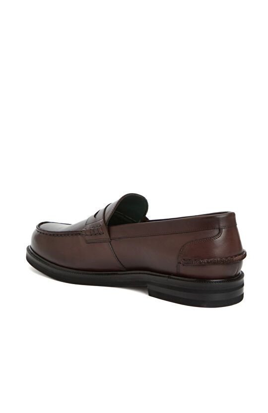 Kahverengi Erkek Deri Loafer