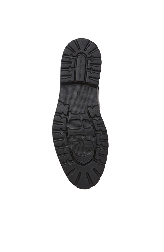 Siyah Toka Detaylı Erkek Deri Ayakkabı