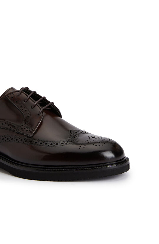 Kahverengi Erkek Deri Ayakkabı