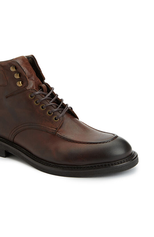 Kahverengi Erkek Deri Bot