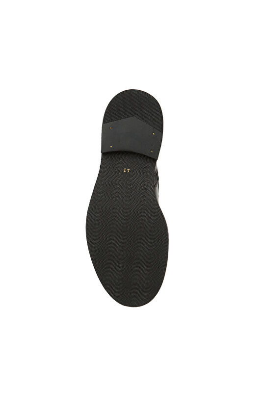 Siyah Erkek Deri Bot