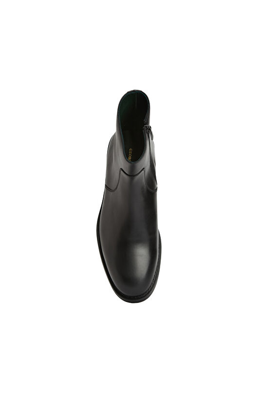 Siyah Erkek Chelsea Deri Bot